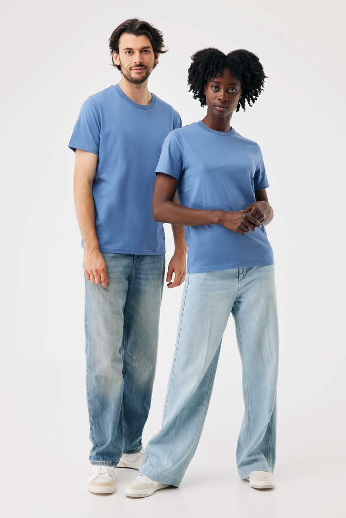 Sierra lichtgewicht gerecycled katoen t-shirt, moon blue