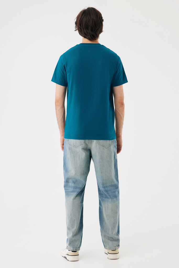 Sierra lichtgewicht gerecycled katoen t-shirt, dark teal