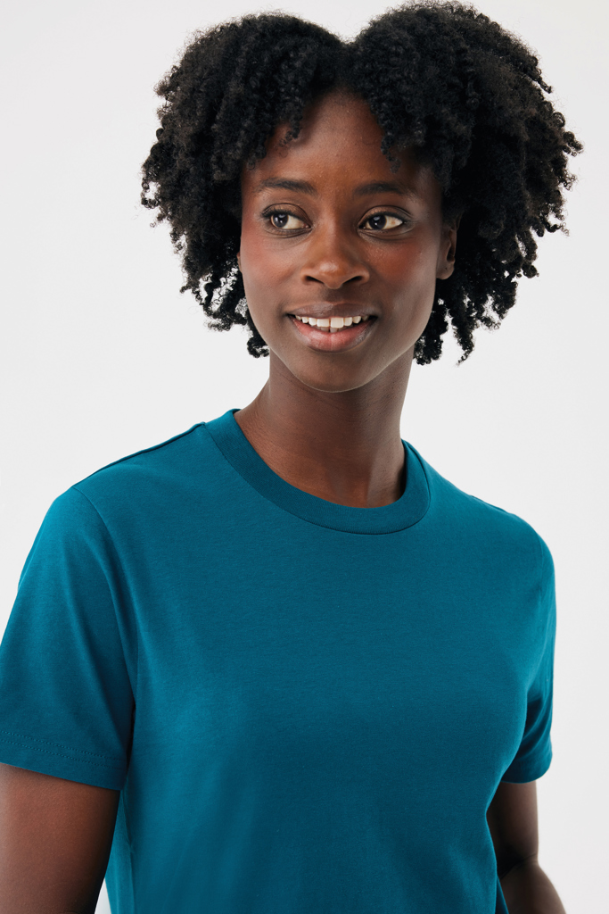 Sierra lichtgewicht gerecycled katoen t-shirt, dark teal