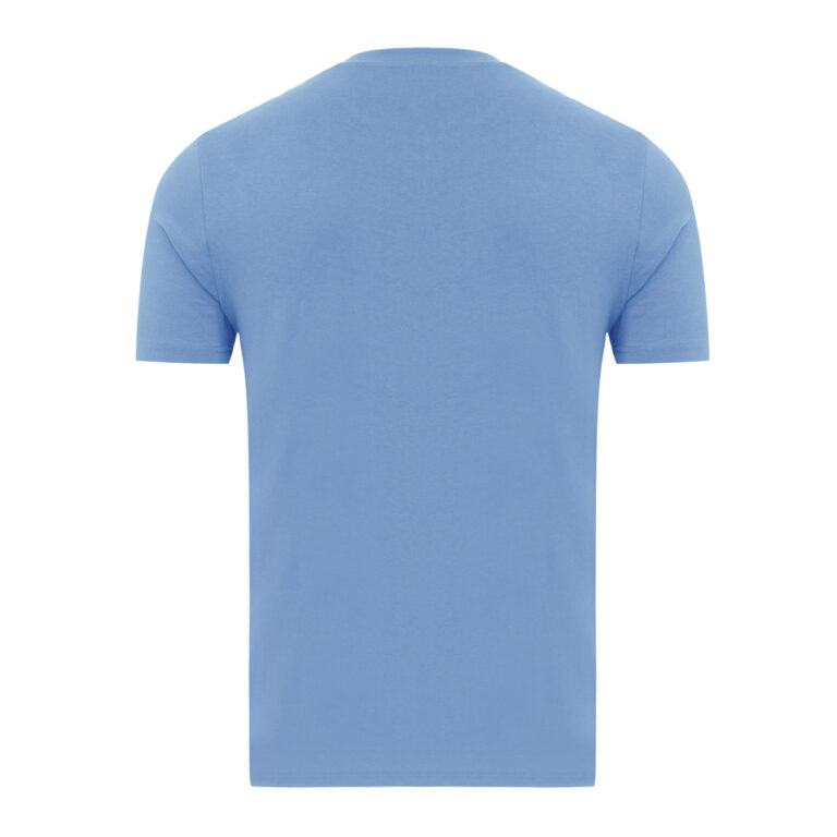 Brett gerecycled katoen t-shirt, moon blue