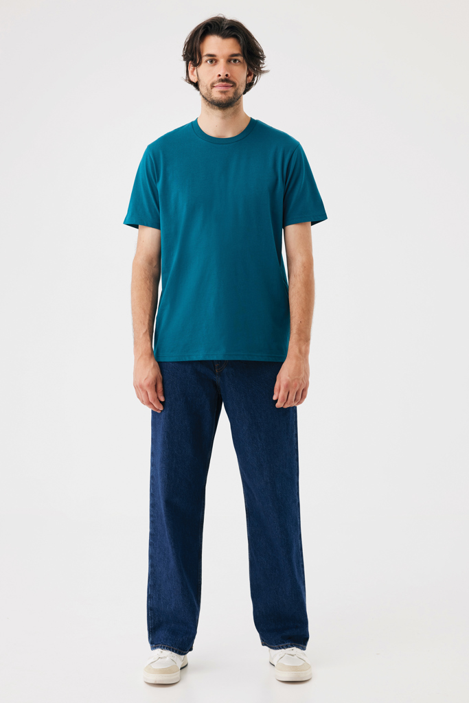 IQONIQ Brett gerecycled katoen t-shirt, dark teal
