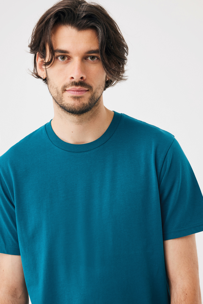 IQONIQ Brett gerecycled katoen t-shirt, dark teal