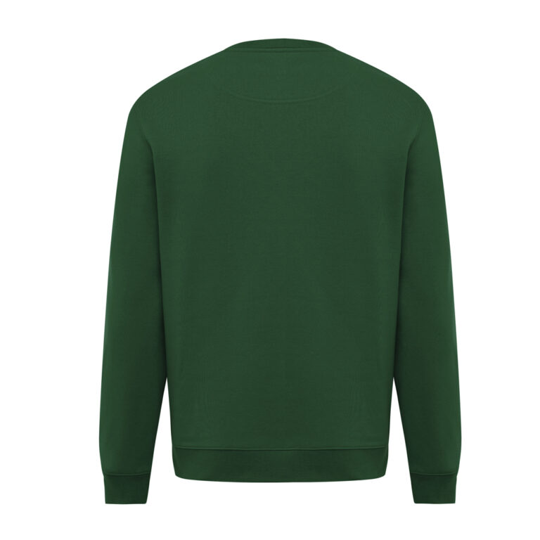 Sudadera de cuello redondo de algodón reciclado Torla IQONIQ, forest green