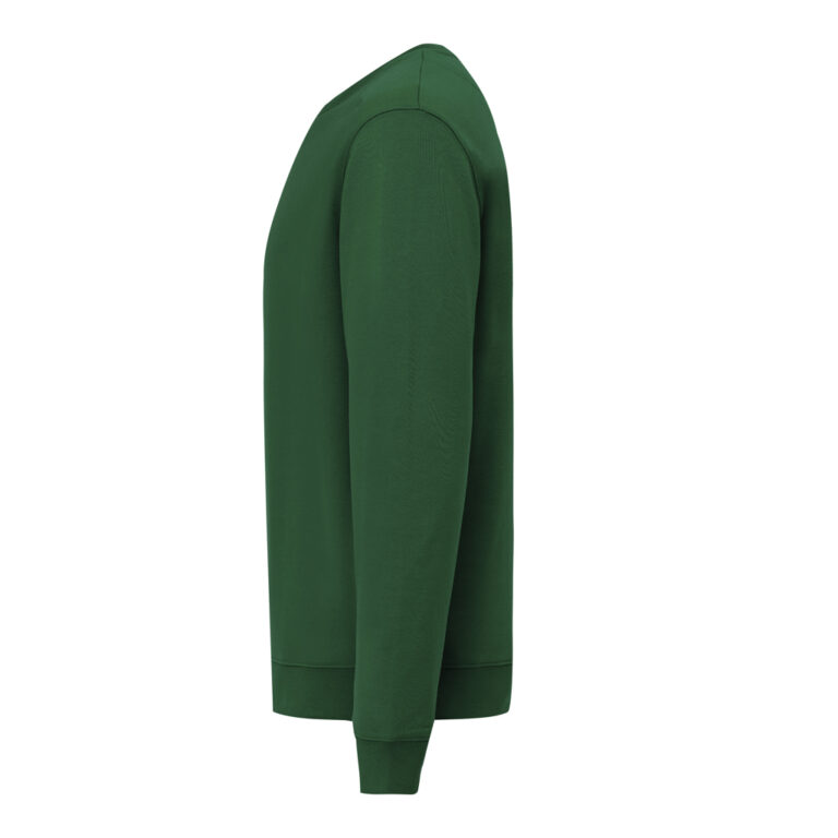 Sudadera de cuello redondo de algodón reciclado Torla IQONIQ, forest green