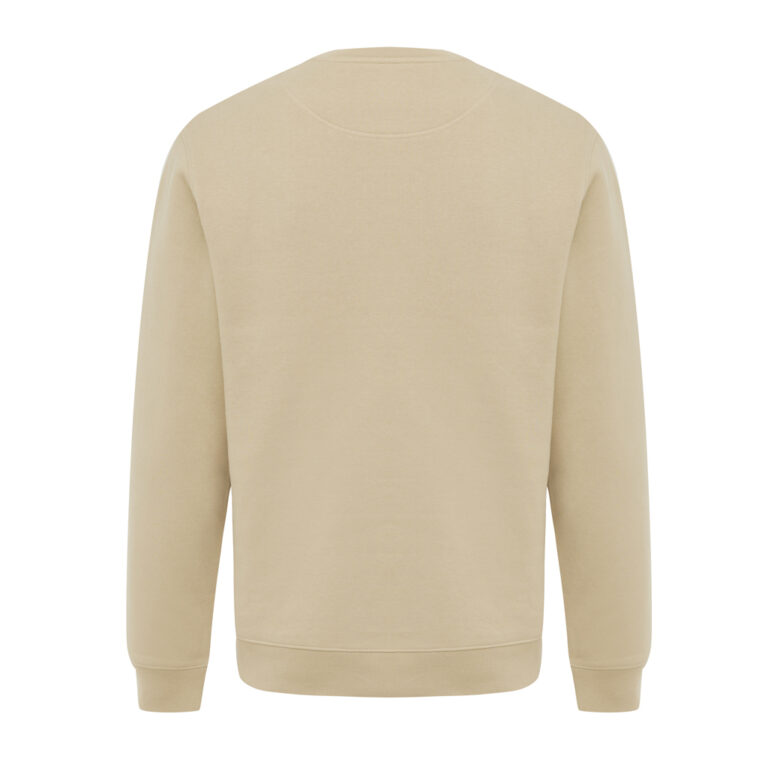 Sudadera de cuello redondo de algodón reciclado Torla IQONIQ, desert