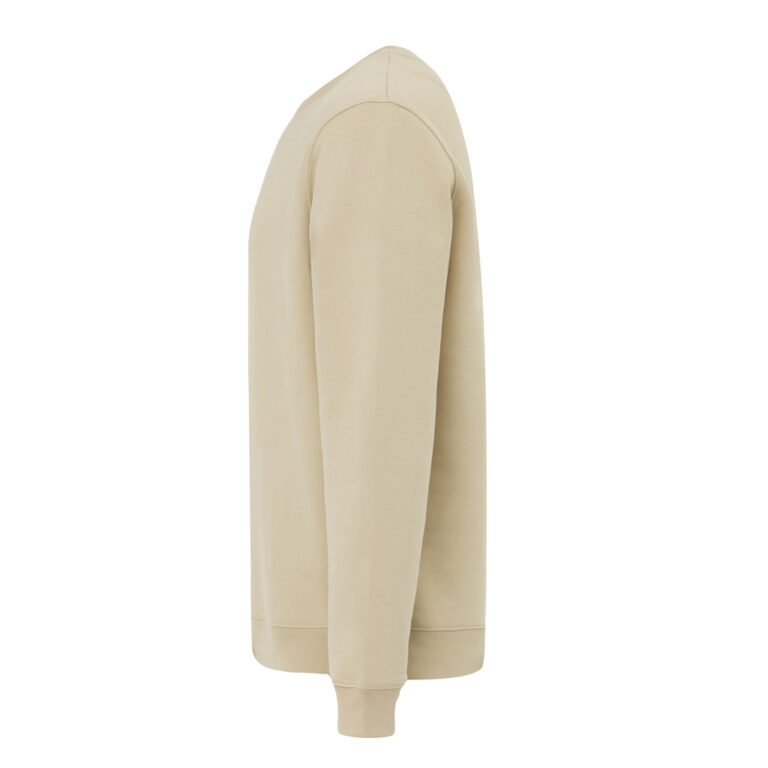 Sudadera de cuello redondo de algodón reciclado Torla IQONIQ, desert