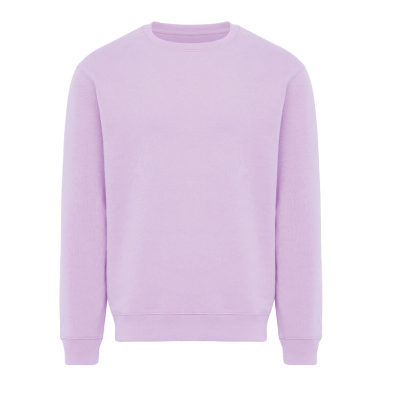 Sudadera de cuello redondo de algodón reciclado Torla IQONIQ, lavender