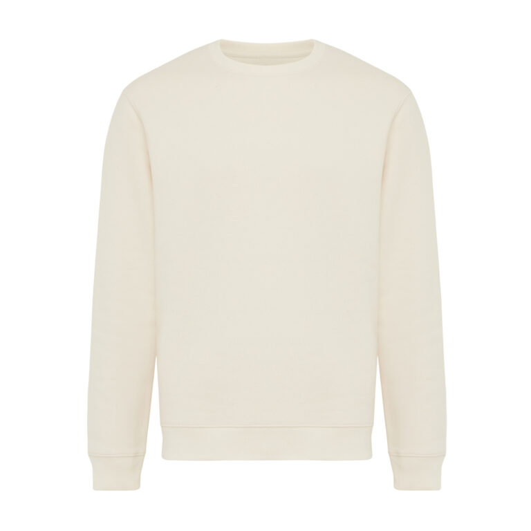 Sudadera de cuello redondo de algodón reciclado Torla IQONIQ, natural raw