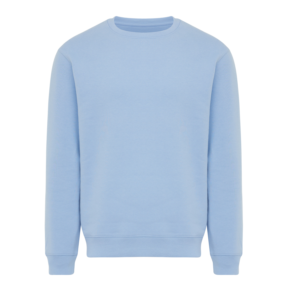 IQONIQ Torla recycled cotton crew neck, sky blue