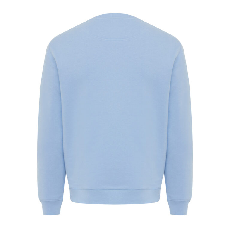 Sudadera de cuello redondo de algodón reciclado Torla IQONIQ, sky blue