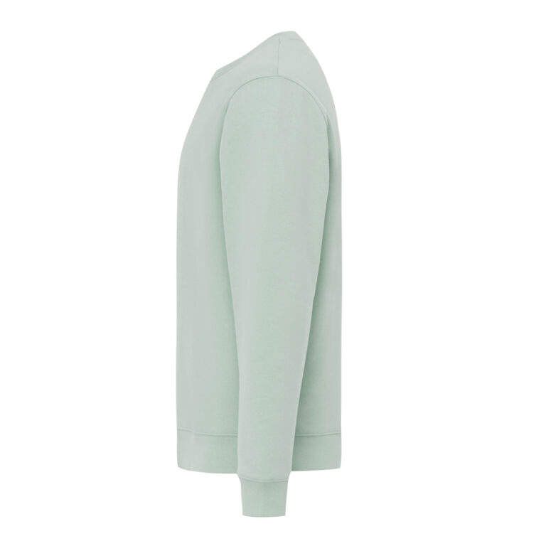 Sudadera de cuello redondo de algodón reciclado Torla IQONIQ, Iceberg green