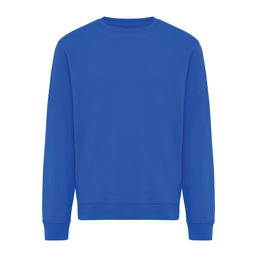 IQONIQ Torla recycled cotton crew neck, royal blue