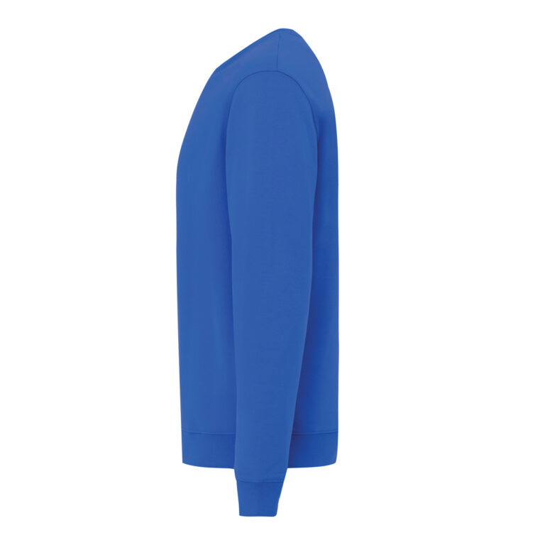 Sudadera de cuello redondo de algodón reciclado Torla IQONIQ, azul real