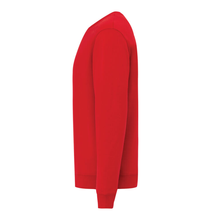 Sudadera de cuello redondo de algodón reciclado Torla IQONIQ, rojo