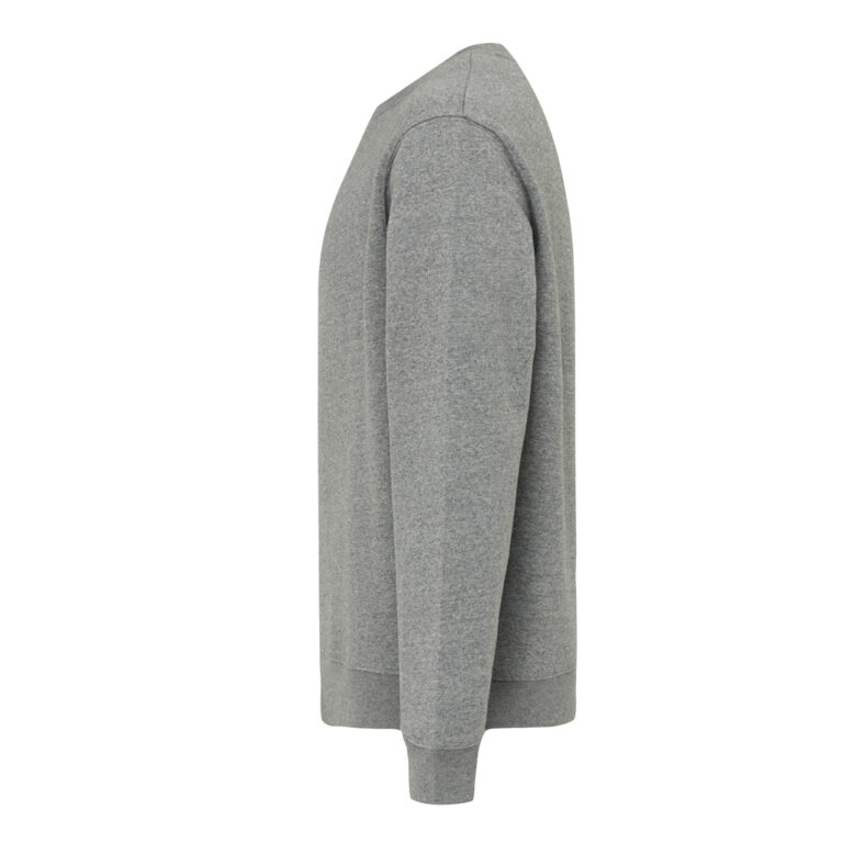 Sudadera de cuello redondo de algodón reciclado Torla IQONIQ, light heather anthracite