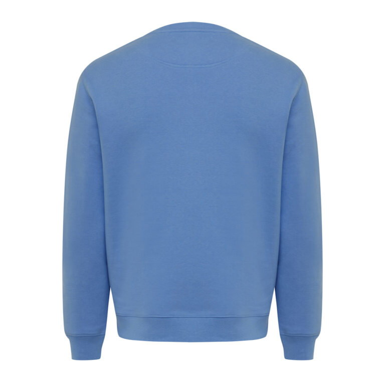 Sudadera de cuello redondo de algodón reciclado Torla IQONIQ, moon blue