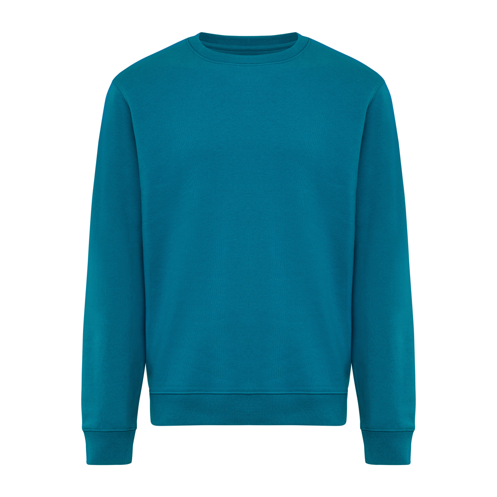 IQONIQ Torla recycled cotton crew neck, dark teal