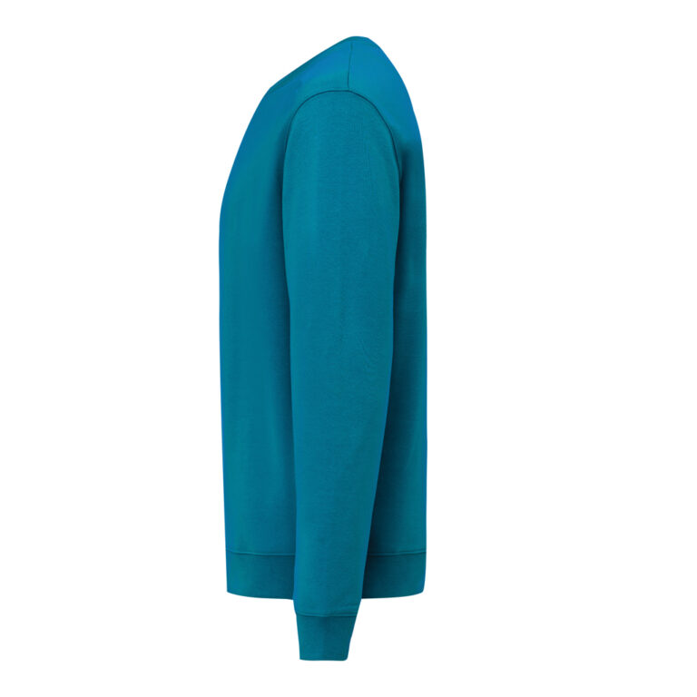 Sudadera de cuello redondo de algodón reciclado Torla IQONIQ, dark teal