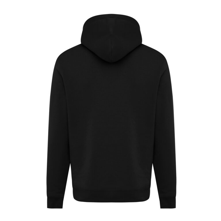 Sudadera con capucha de algodón reciclado Joshua, negro