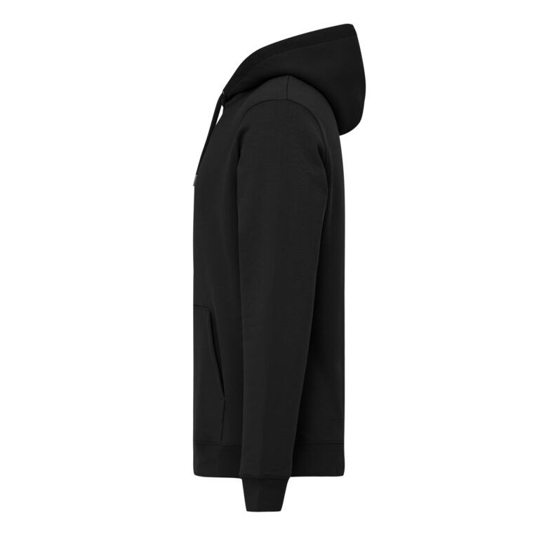 Sudadera con capucha de algodón reciclado Joshua, negro