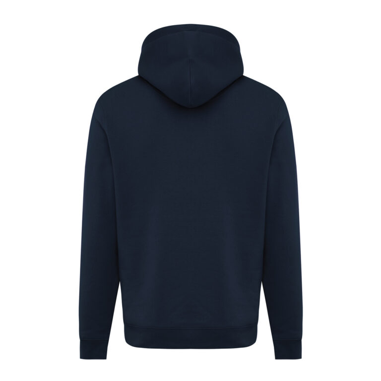 Sudadera con capucha de algodón reciclado Joshua, azul marin