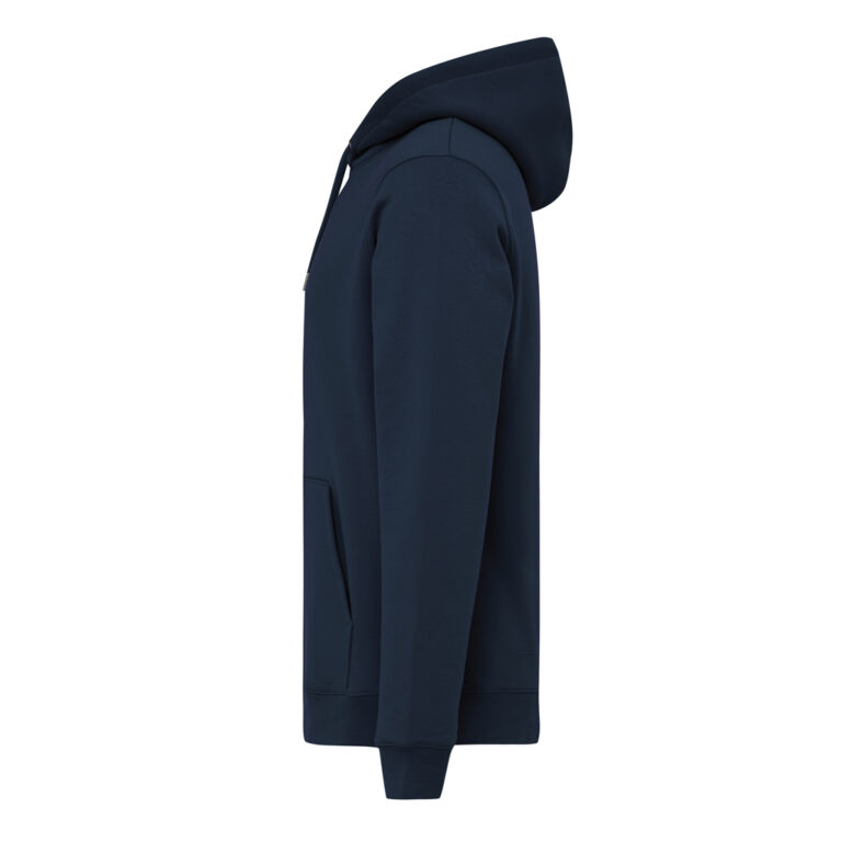 Sudadera con capucha de algodón reciclado Joshua, azul marin