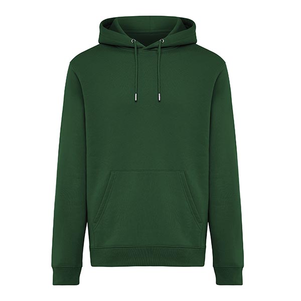 Sweat à capuche en coton recyclé Joshua, forest green