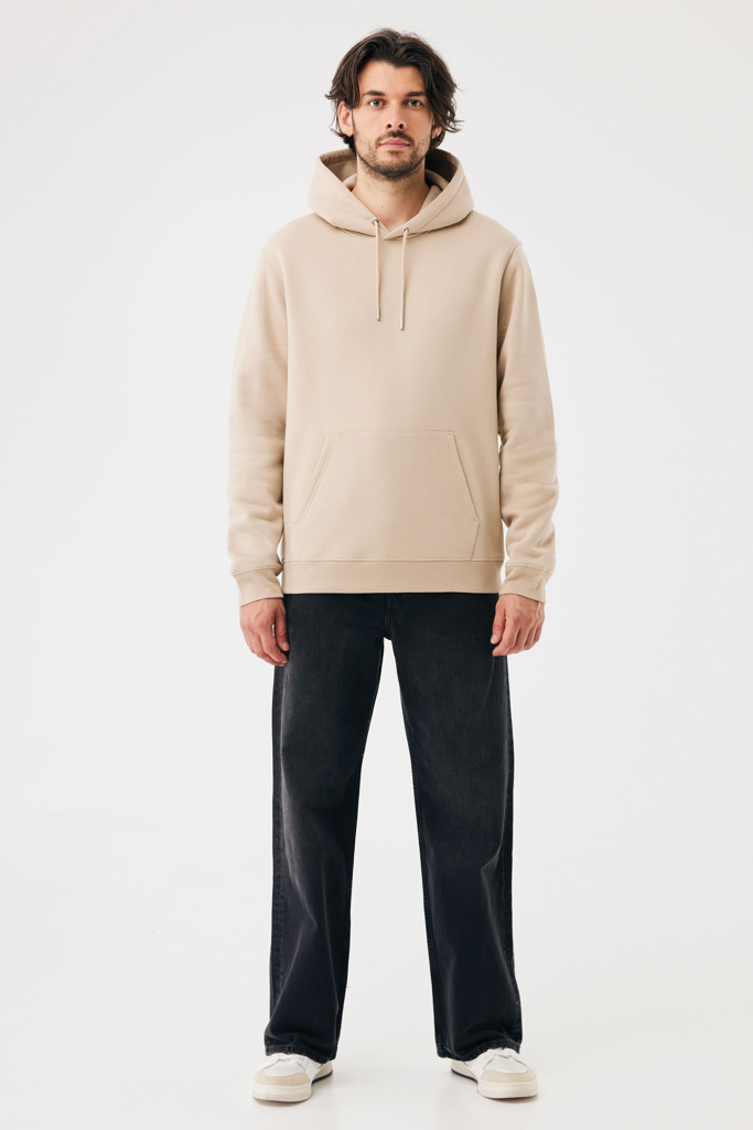Sudadera con capucha de algodón reciclado Joshua, desert