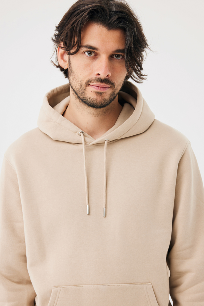 Sudadera con capucha de algodón reciclado Joshua, desert