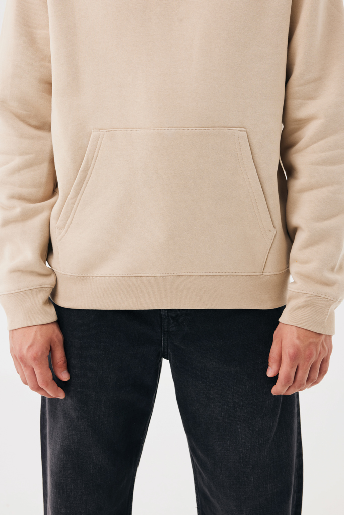 Sudadera con capucha de algodón reciclado Joshua, desert