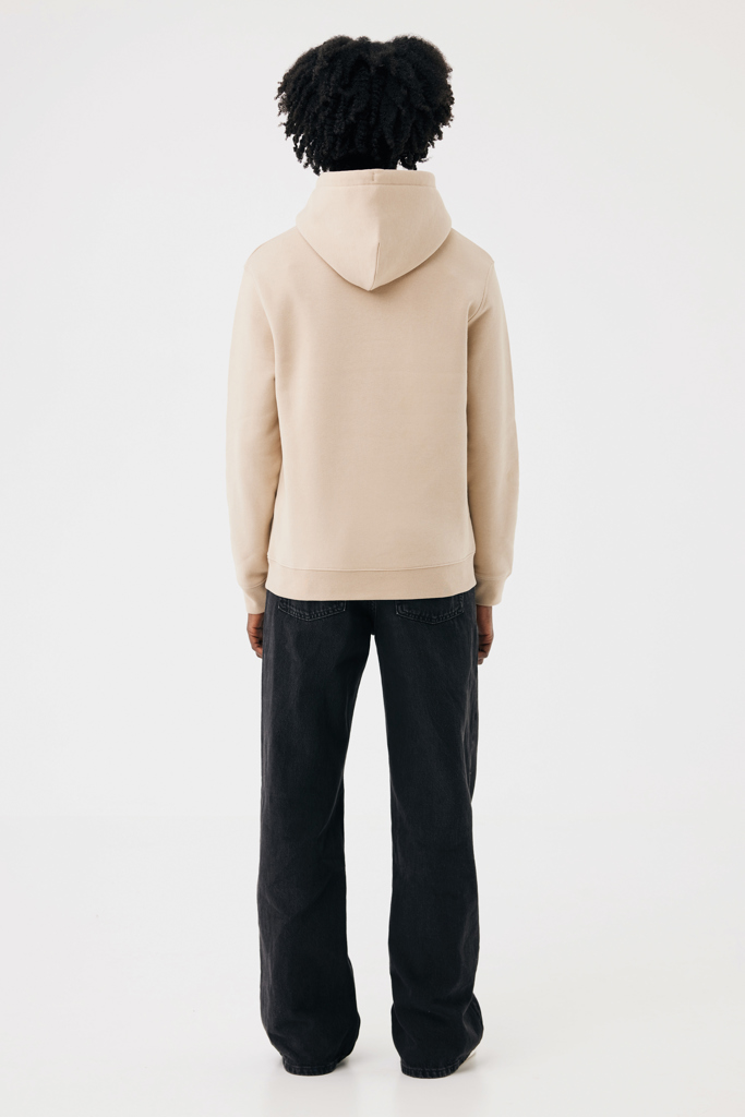 Sudadera con capucha de algodón reciclado Joshua, desert