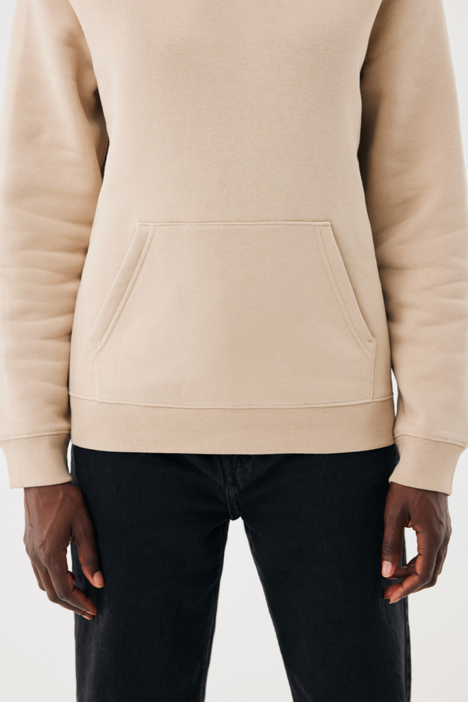 Sudadera con capucha de algodón reciclado Joshua, desert