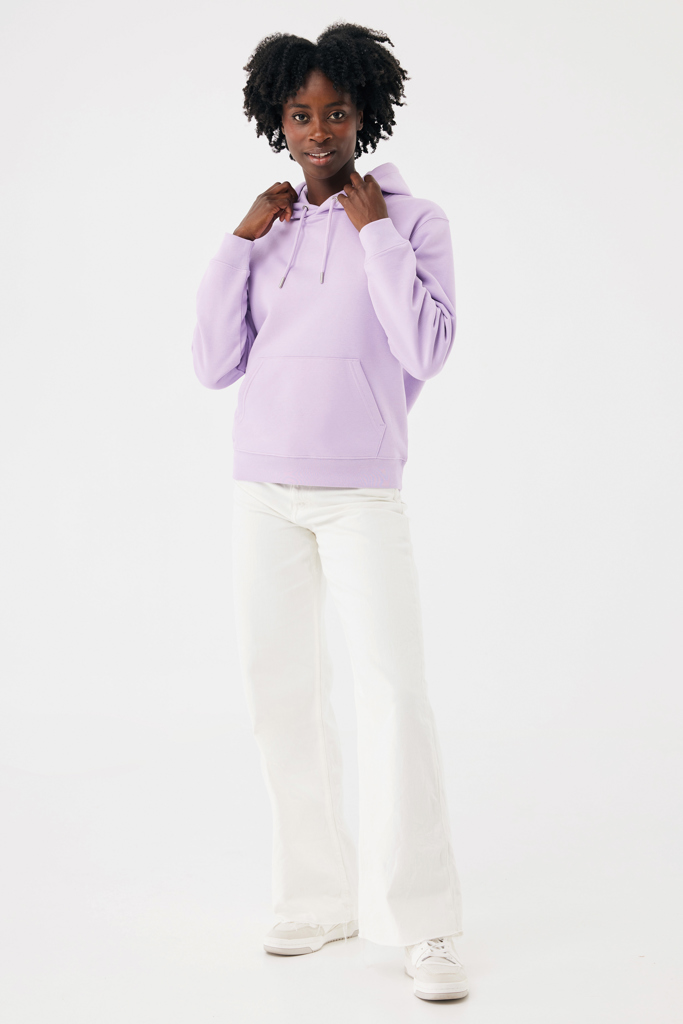 Sudadera con capucha de algodón reciclado Joshua, lavender