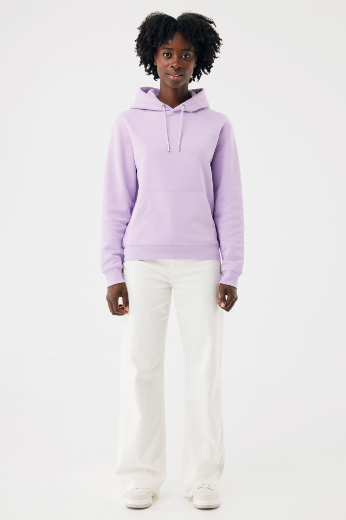 Sudadera con capucha de algodón reciclado Joshua, lavender