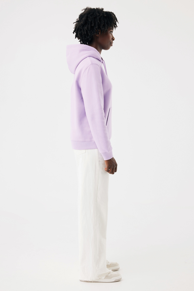 Sudadera con capucha de algodón reciclado Joshua, lavender