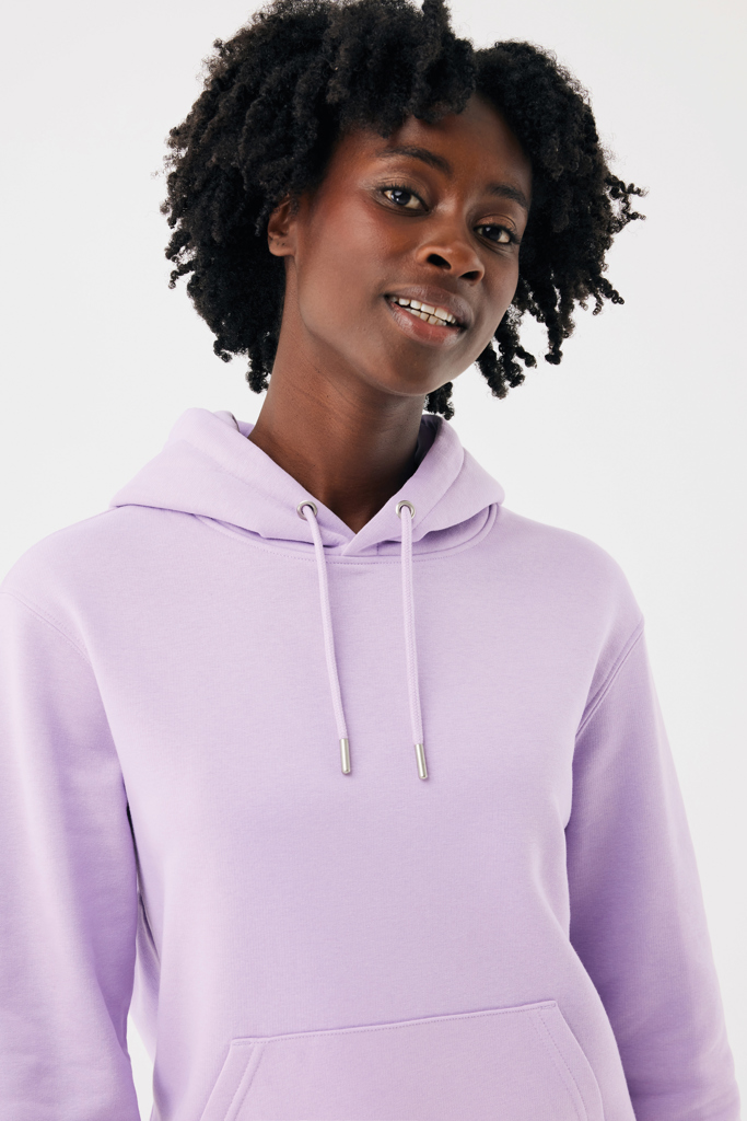 Sudadera con capucha de algodón reciclado Joshua, lavender