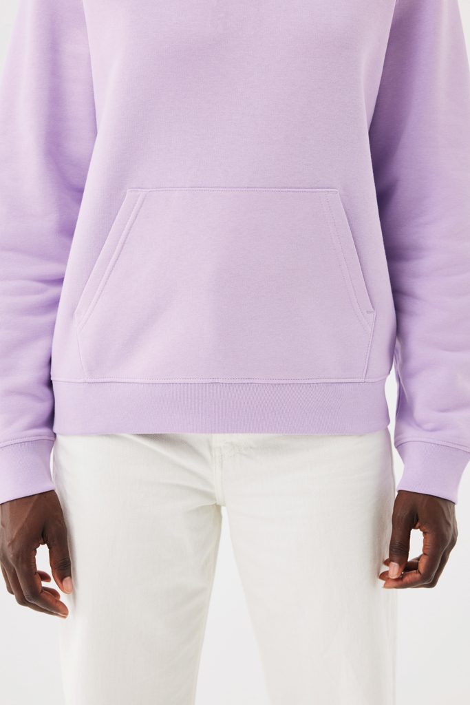 Sudadera con capucha de algodón reciclado Joshua, lavender