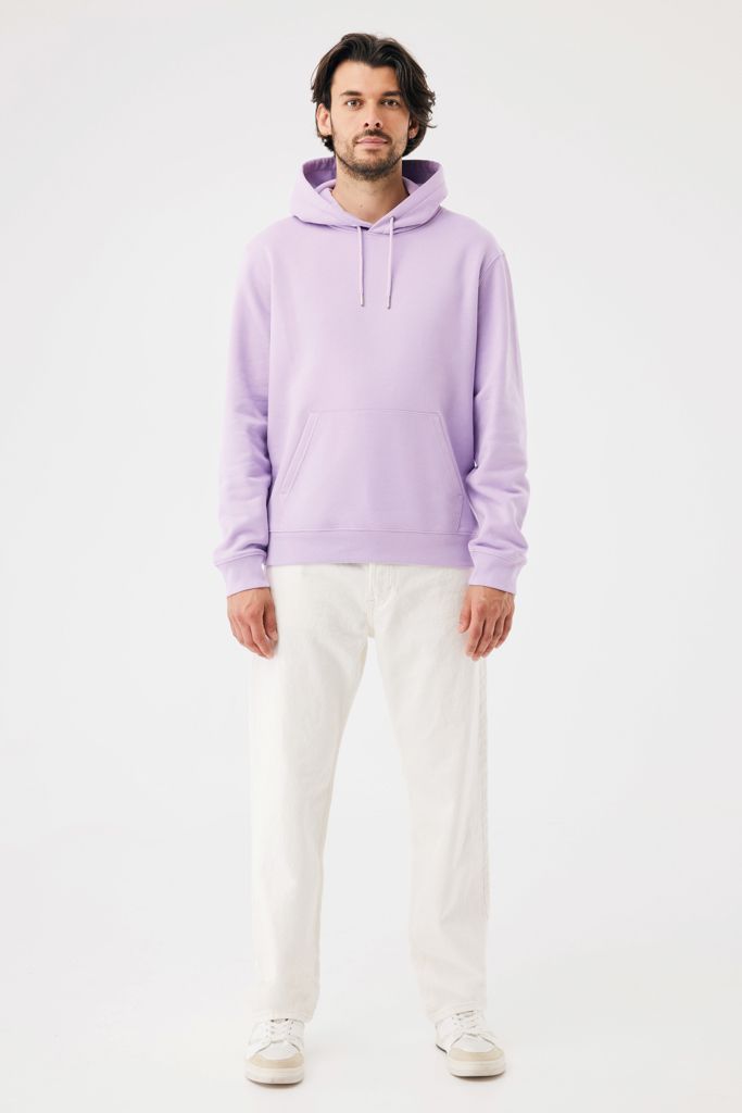 Sudadera con capucha de algodón reciclado Joshua, lavender