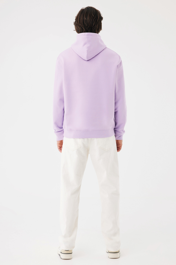 Sudadera con capucha de algodón reciclado Joshua, lavender
