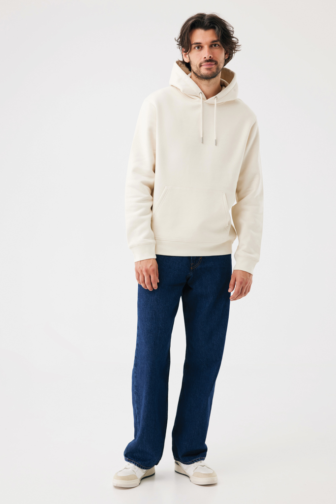 Sudadera con capucha de algodón reciclado Joshua, natural ra