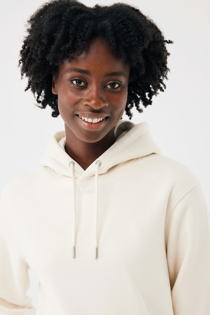 Sudadera con capucha de algodón reciclado Joshua, natural ra
