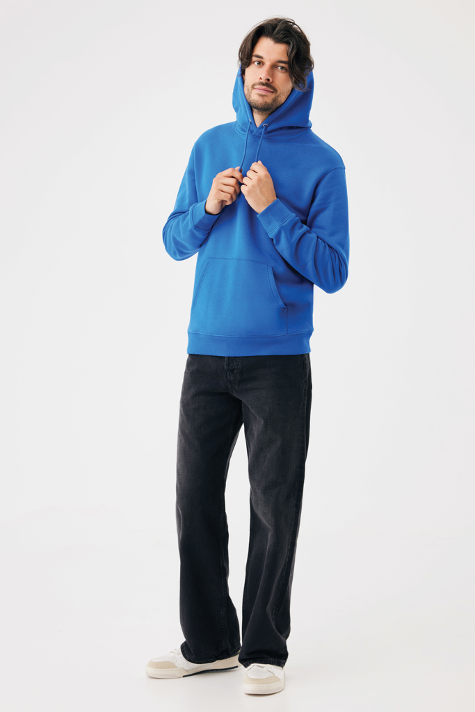 Sudadera con capucha de algodón reciclado Joshua, azul real