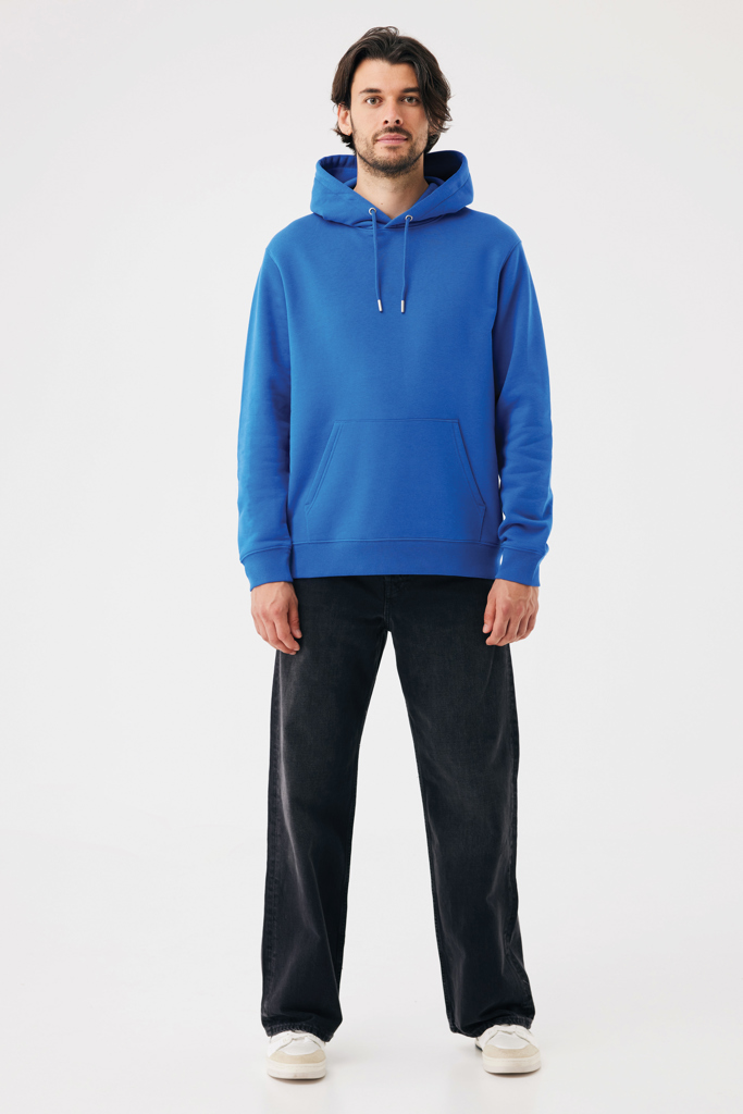 Sudadera con capucha de algodón reciclado Joshua, azul real