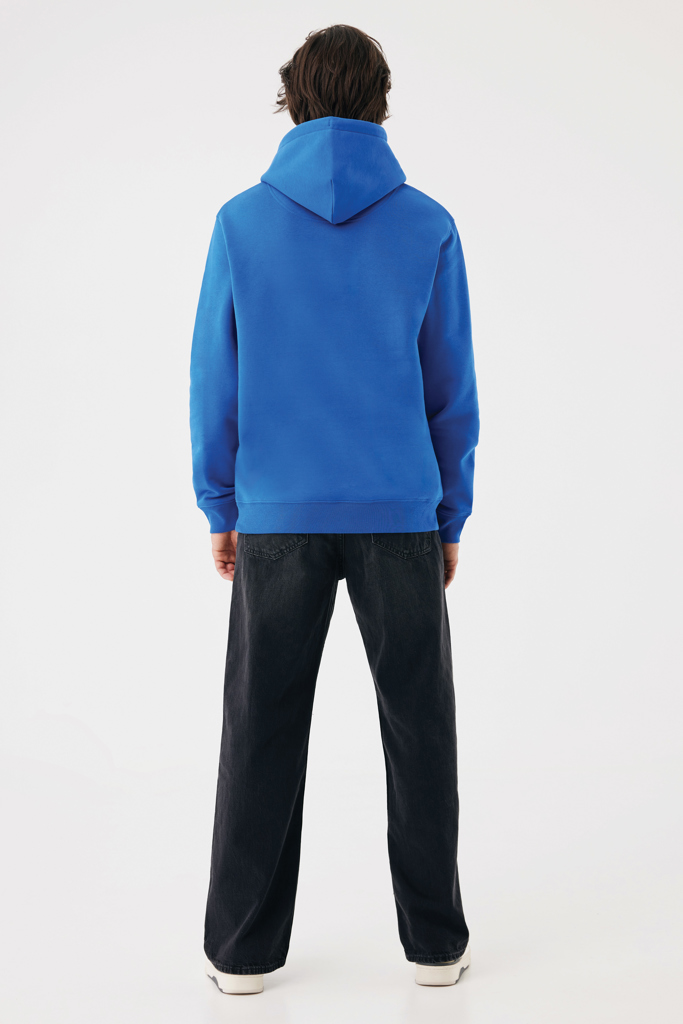 Sudadera con capucha de algodón reciclado Joshua, azul real