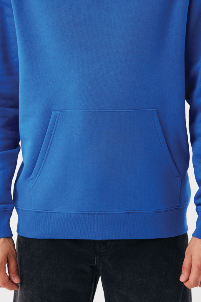 Sudadera con capucha de algodón reciclado Joshua, azul real