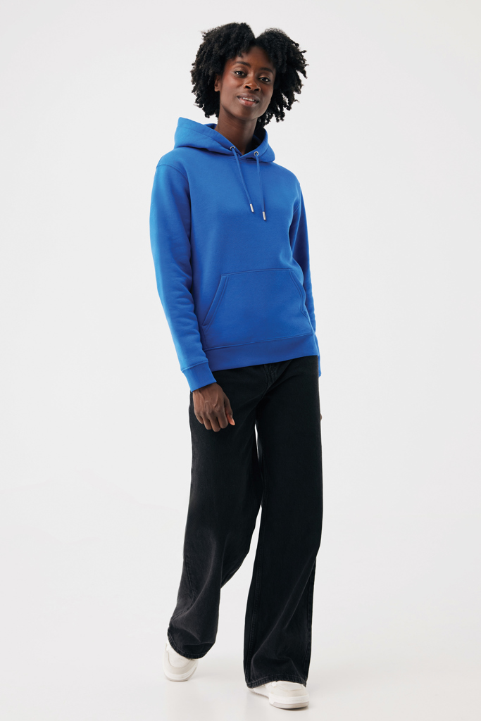 Sudadera con capucha de algodón reciclado Joshua, azul real