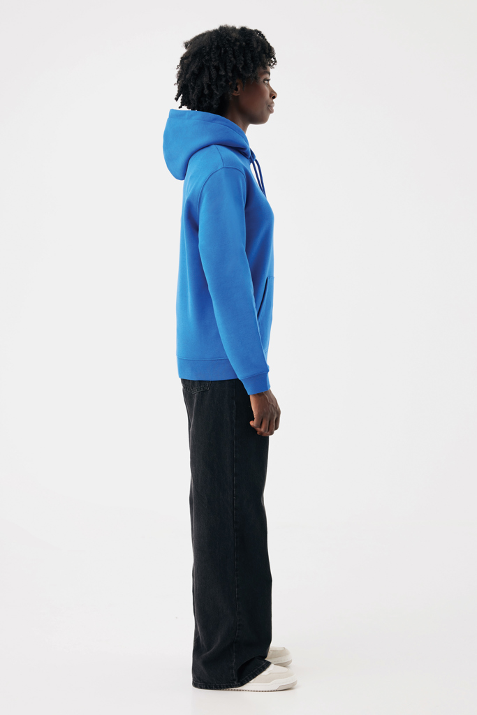 Sudadera con capucha de algodón reciclado Joshua, azul real