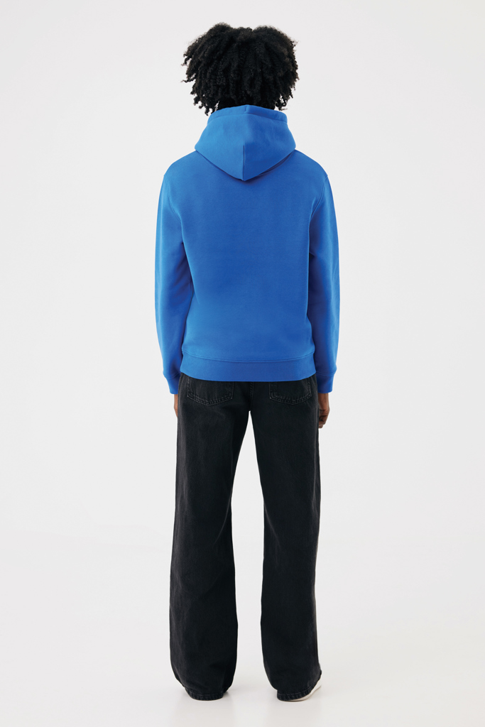 Sudadera con capucha de algodón reciclado Joshua, azul real