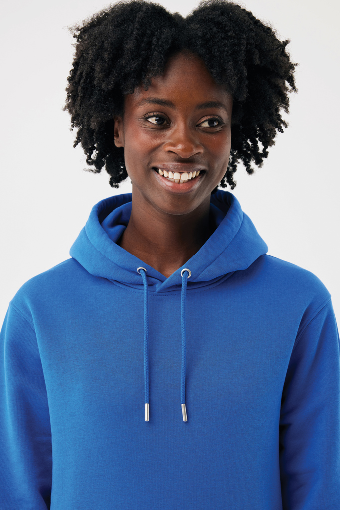 Sudadera con capucha de algodón reciclado Joshua, azul real