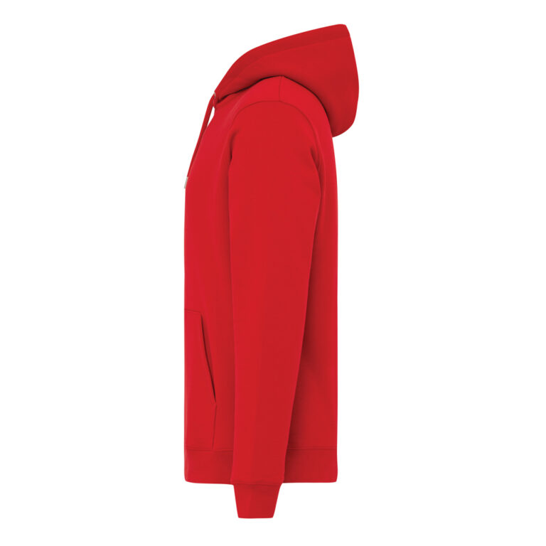 Sudadera con capucha de algodón reciclado Joshua, rojo